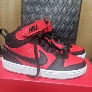 Nike Kids Red and Black Sneakers